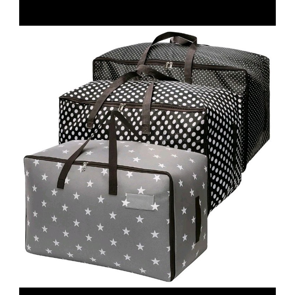 Yopay 3 Pack Extra Large Moving Bags 24 Gallon Heavy Duty Storage Totes YO-Movin